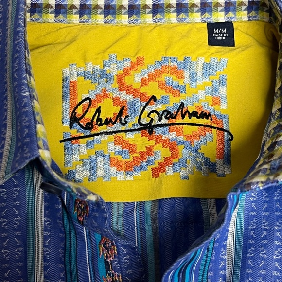 Robert Graham Men’s Long Sleeve Button Down Shirt - Size M - Picture 5 of 13